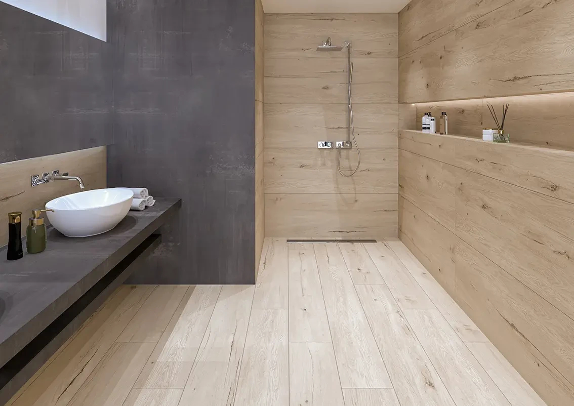 7 Tipps Zur Auswahl Von Holzfliesen Fürs Bad In Badezimmer Holzoptik
