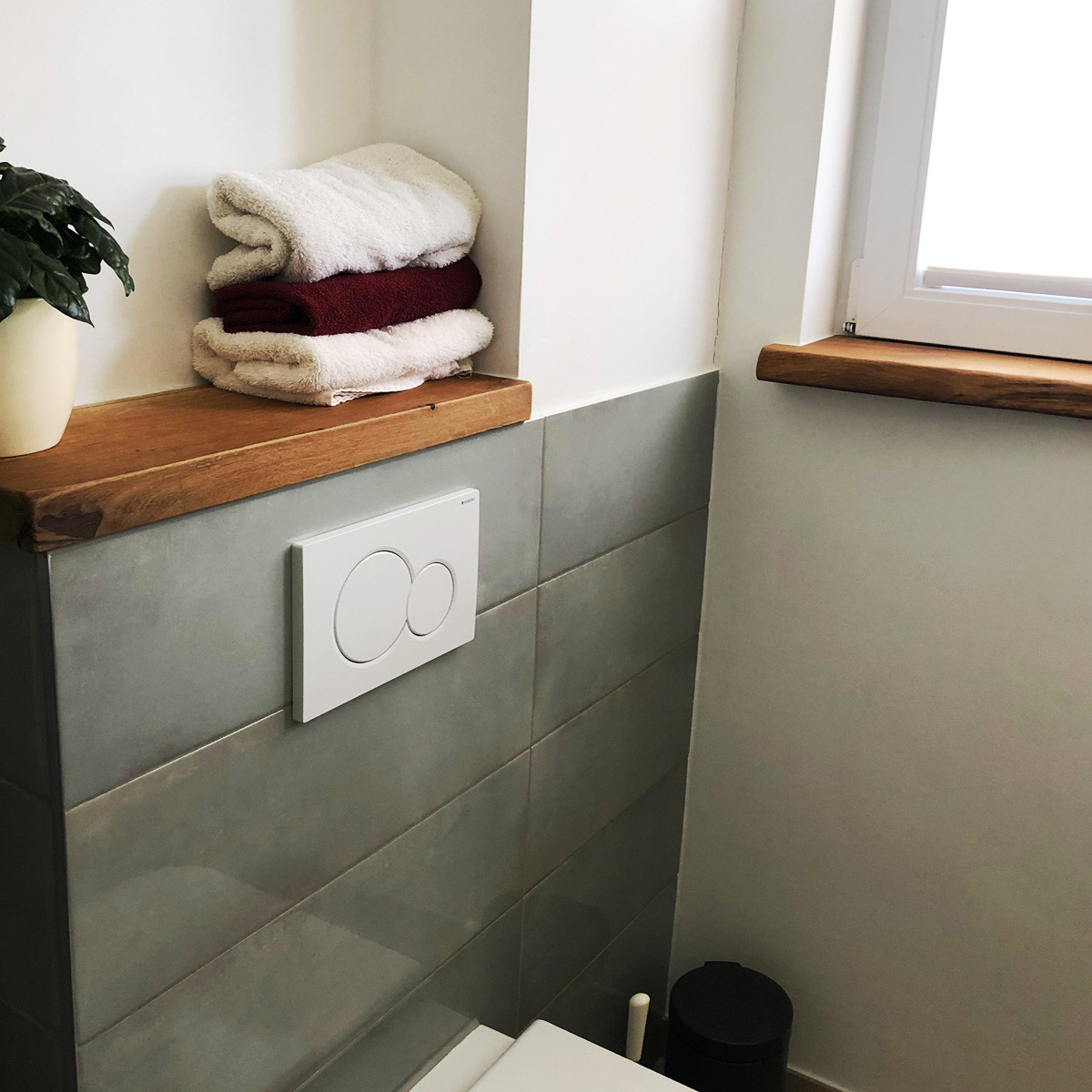 Ablage Mit Baumkante Aus Massivholz in Ablage Für Badezimmer