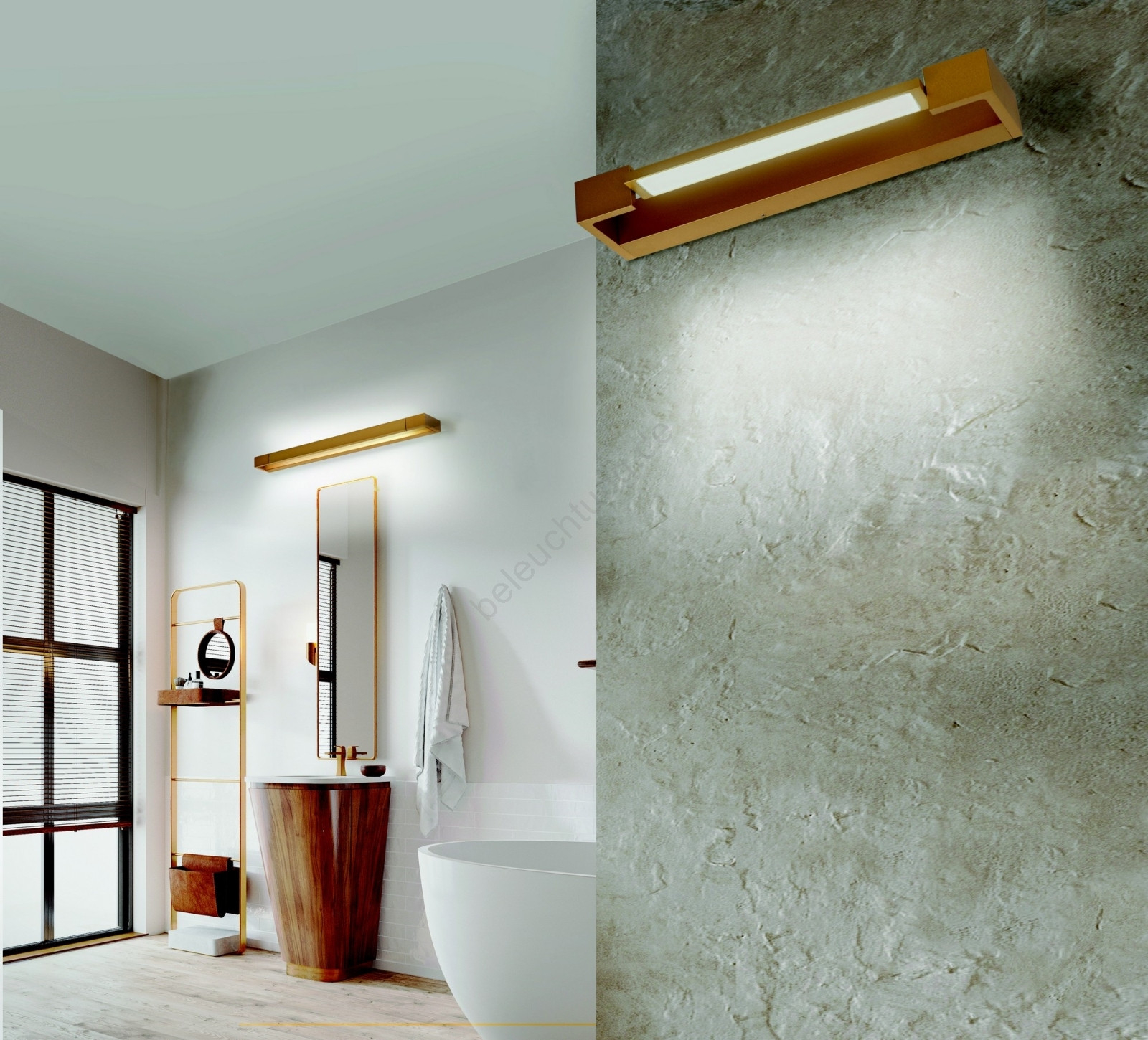 Azzardo Az5244 - Led-Badezimmer-Wandleuchte Dali 12W/230V 4000K Ip44 45 Cm throughout Badezimmer Wandleuchte