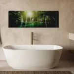 Badezimmer Deko Für Ihre Wand - Moderne Wanddekorationen | Bimago inside Wanddekoration Badezimmer