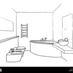 Badezimmer Inneneinrichtung Zeichnen Ausgeschnittene Stockfotos Inside Badezimmer Zeichnen