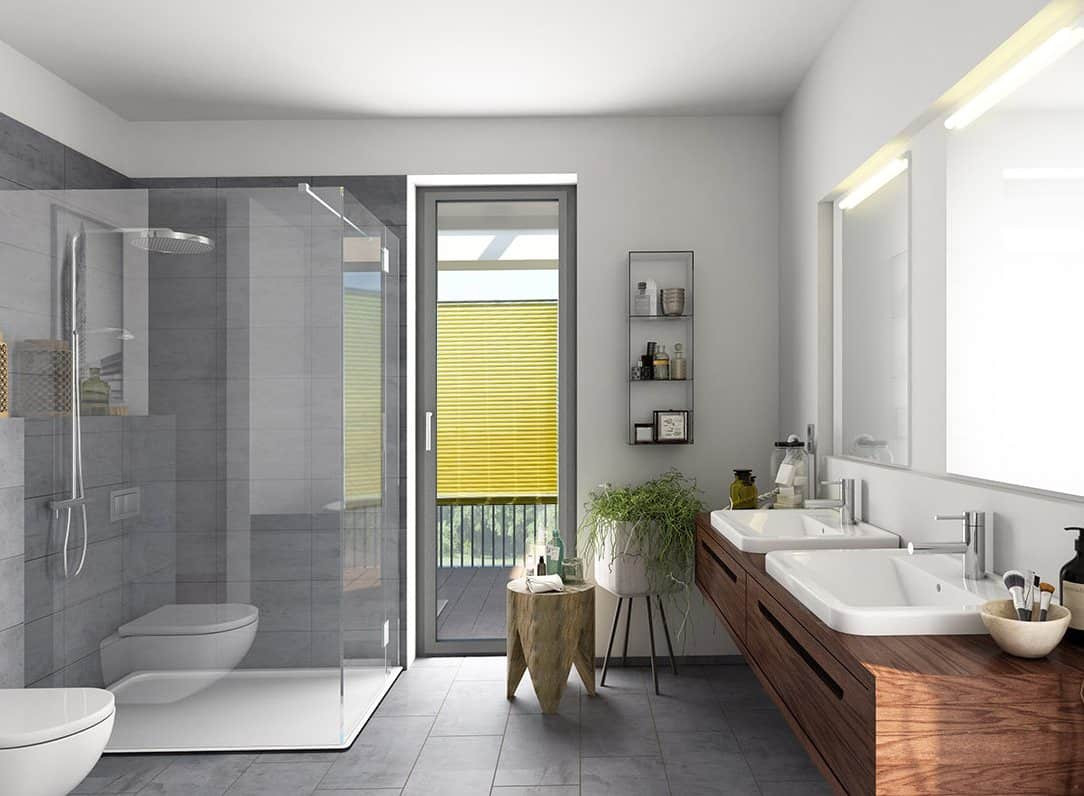 Badezimmer Sichtschutz Für Fenster: Plissee, Rollo Oder Jalousie? Throughout Badezimmer Plissee