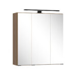 Badezimmer Spiegelschrank 60Cm In Braun – Sorrent Serie Regarding Badezimmer Spiegelschrank 60 Cm Breit