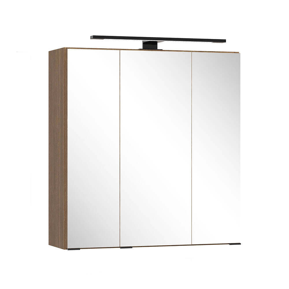 Badezimmer Spiegelschrank 60Cm In Braun - Sorrent-Serie regarding Badezimmer Spiegelschrank 60 Cm Breit