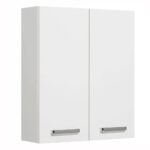 Badezimmer Wandschrank Hängeschrank Warschau-66 In Weiß Glänzend - B/H/T:  60/70/20Cm intended for Badezimmer Hängeschrank Weiß