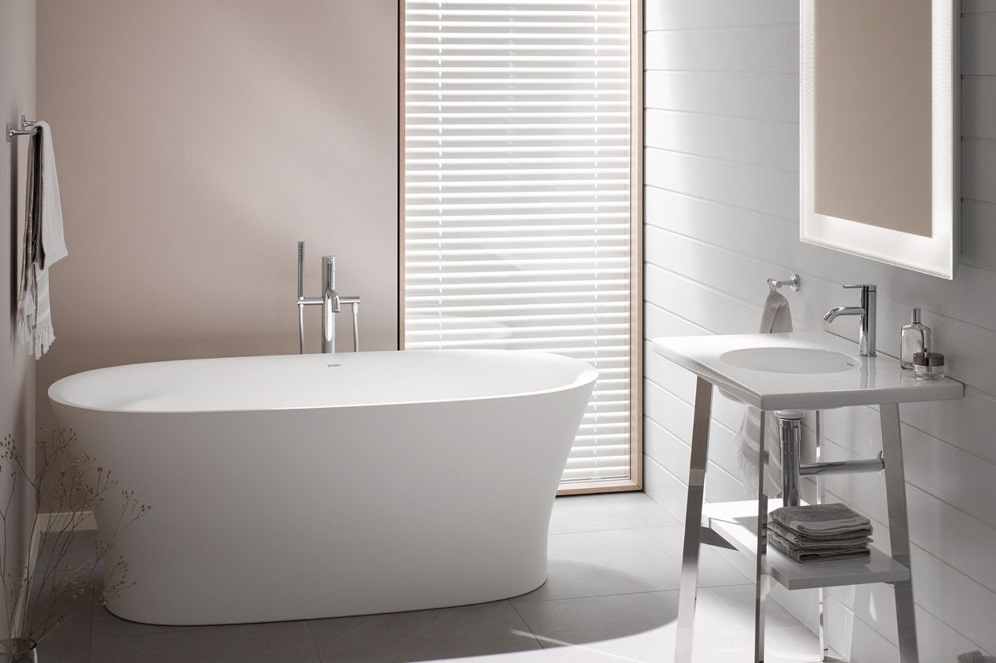 Beige, Weiß Und Grau Im Badezimmer - [Schöner Wohnen] with Badezimmer Beige Grau