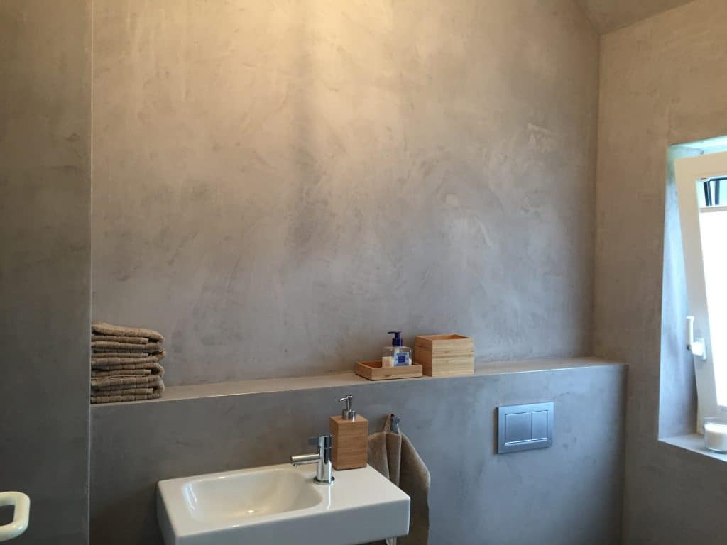 Béton Ciré Im Badezimmer - 5 Punkte, Die Zu Beachten Sind Regarding Badezimmer Spachteln