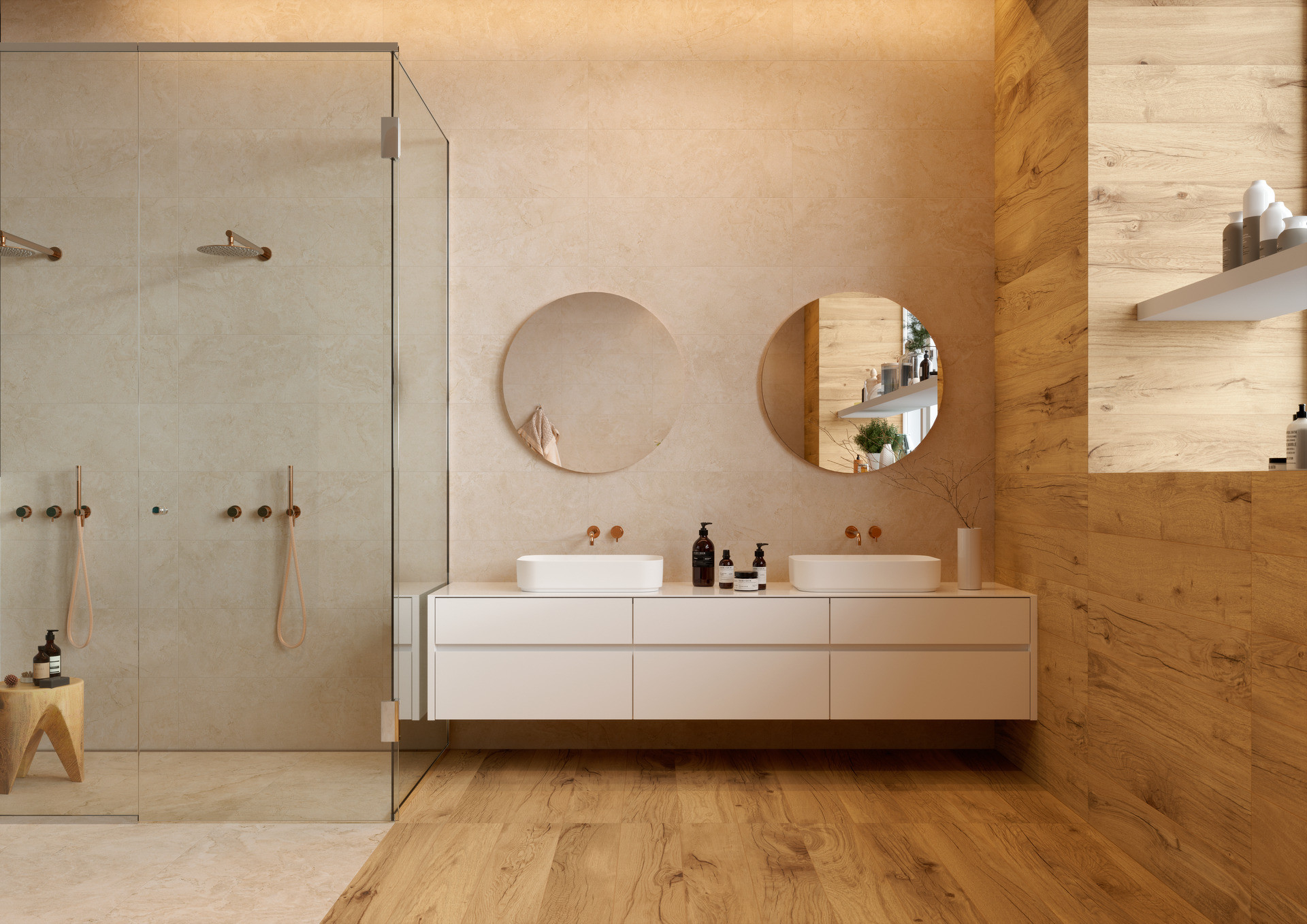 Bodenfliesen In Holzoptik Für Das Bad: Ideen Und Vorteile | Marazzi within Badezimmer Holzoptik