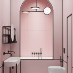 Cooler Traum In Rosa: Bad-Steckbrief Für Einen Entwurf Mit Kanten throughout Rosa Badezimmer