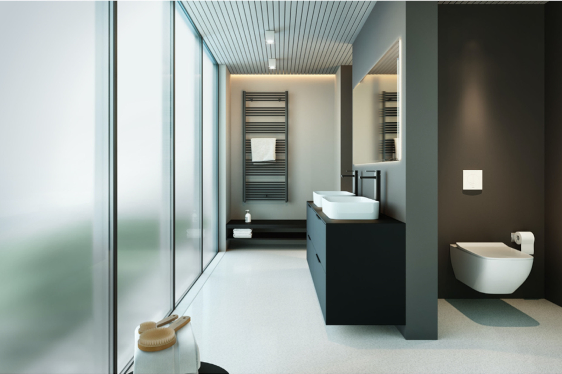 Die Multifunktionalen Vision T Wandelemente Von Schedel for Badezimmer T Wand