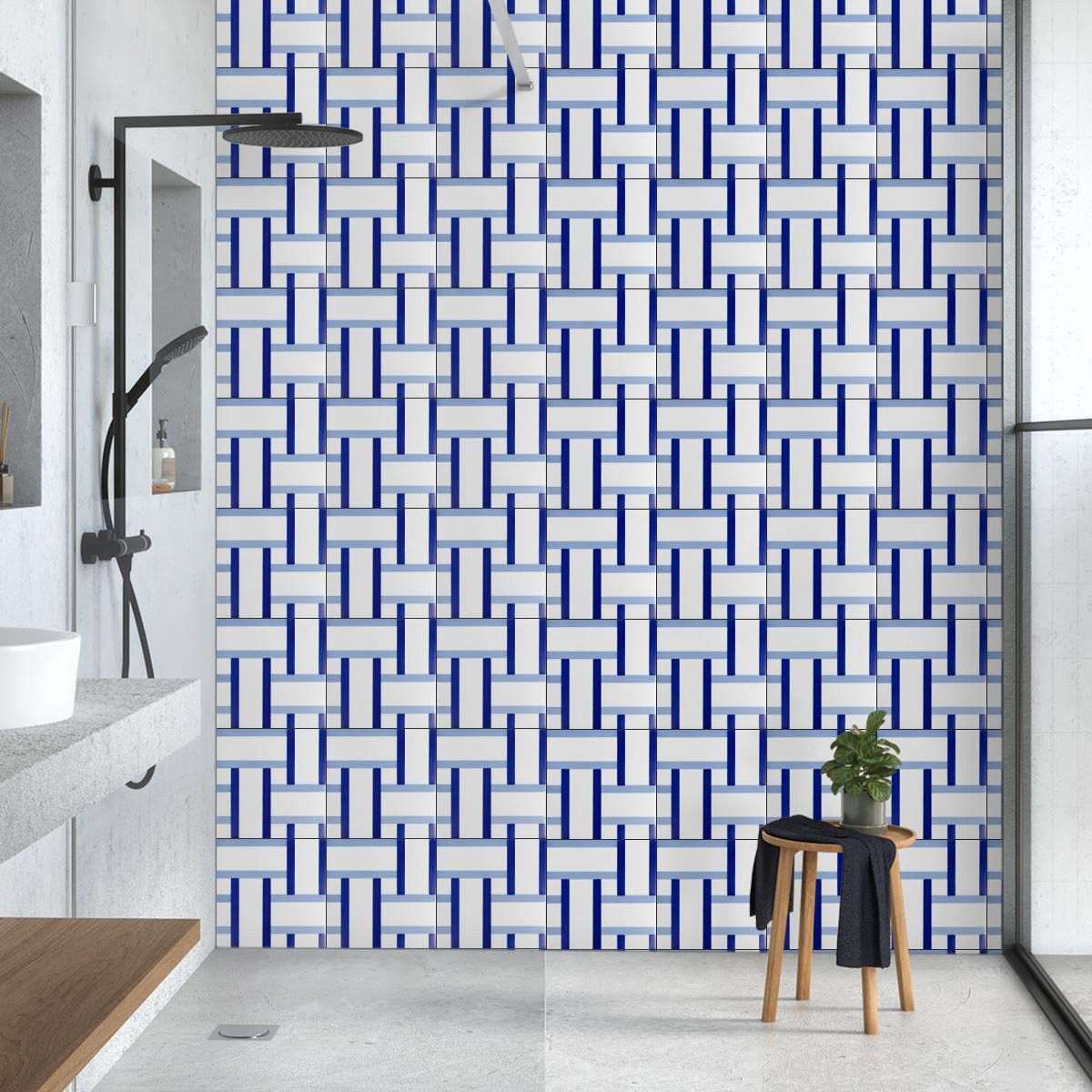 Fliese Bauhaus Blu Tipo 12 Mavi Ceramica - Etoffe within Badezimmer Fliesen Bauhaus