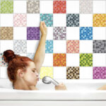 Fliesenaufkleber Mosaik Grau | Küche & Bad | Bei Printyourhome For Fliesenaufkleber Badezimmer