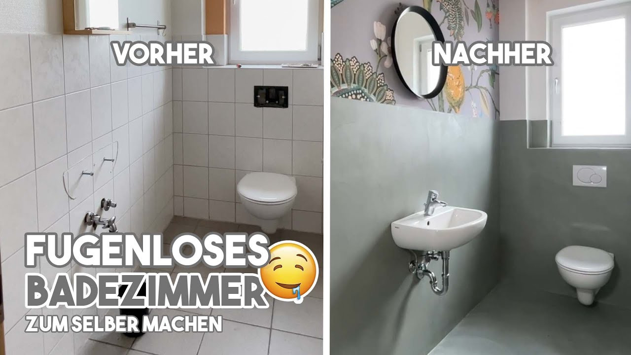 Fugenloses Bad Selber Machen | Spachteltechnik Im Nassraum 😳 - Heimwerker  Tipps | Kreativtobi Inside Badezimmer Spachteln