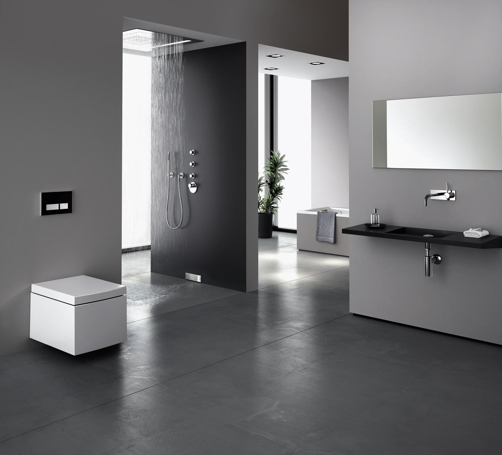 Graues Badezimmer • Bilder & Ideen • Couch for Modern Badezimmer Grau
