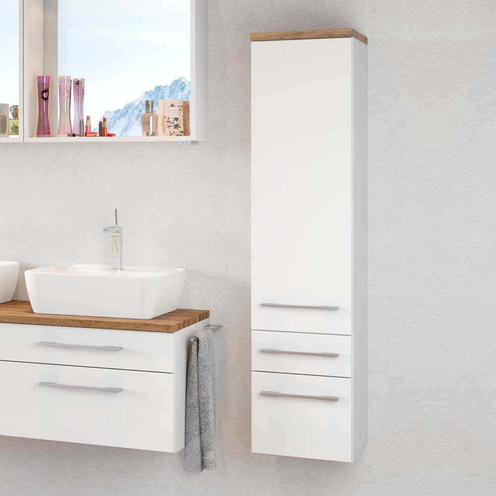 Hängender Bad Midischrank Mit Tür - Enwicos Regarding Midischrank Badezimmer