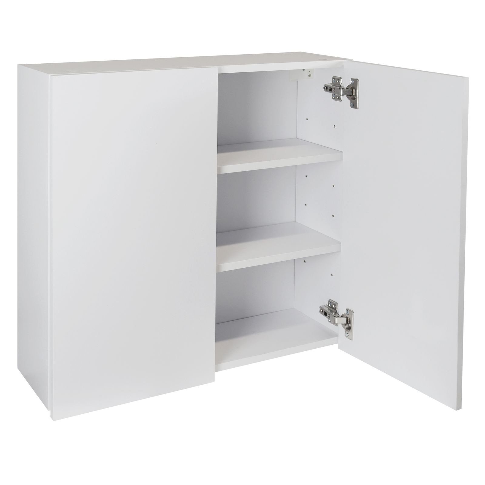 Hängeschrank &quot;Anna&quot; In Weiß Für Badezimmer 60X20X60Cm Flügeltüren pertaining to Badezimmer Hängeschrank Weiß