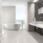 Industrial Badezimmer Ionic Mosaik Weiß With Badezimmer Mosaik Modern