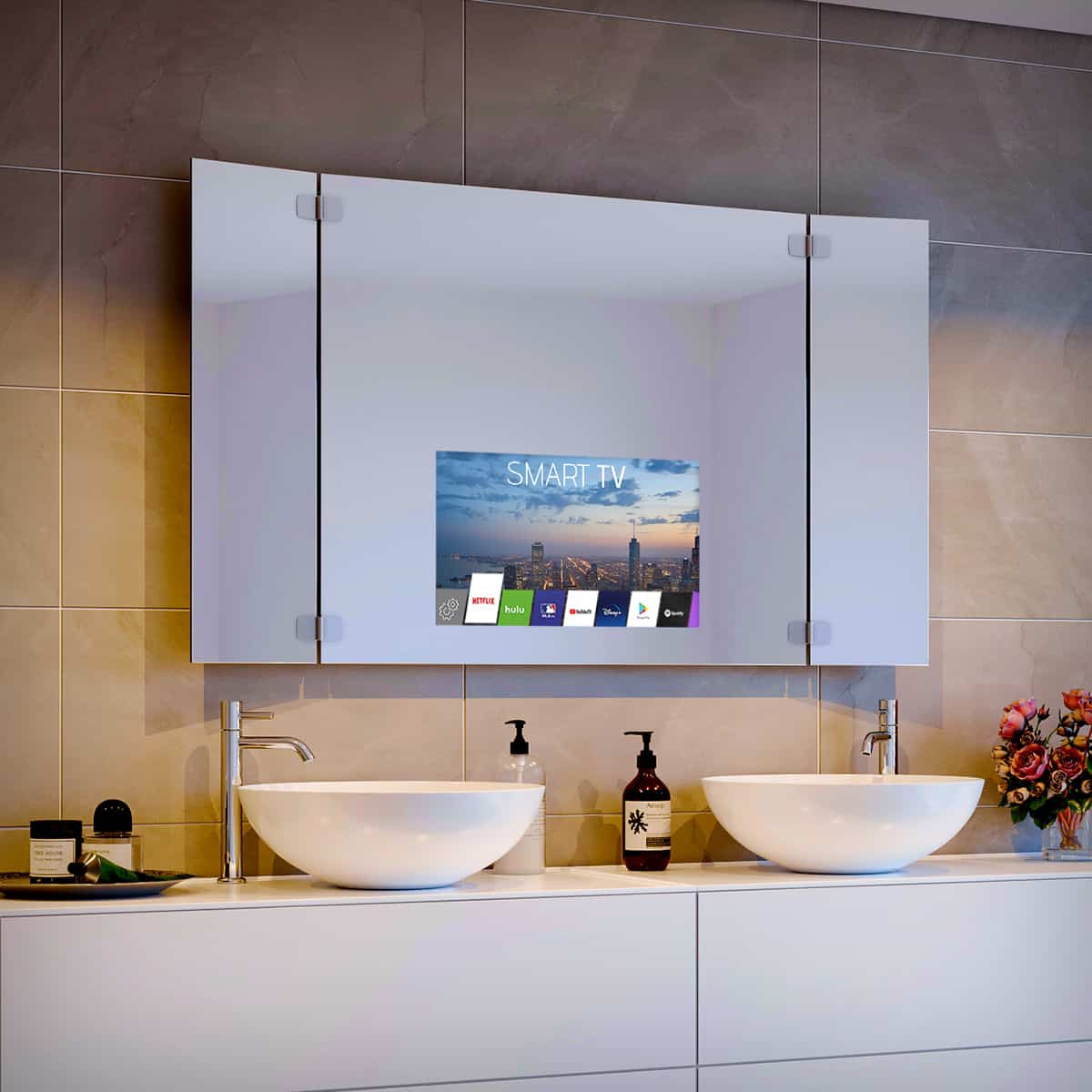Klappspiegel Mit Tv pertaining to Badezimmer Tv