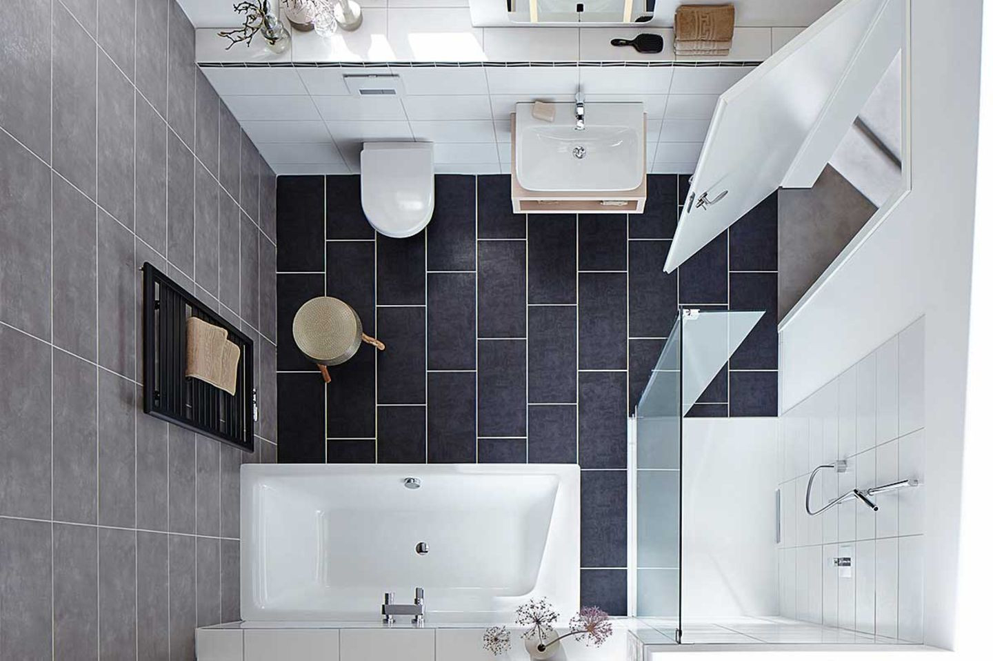 Kleines Bad Gestalten – Ideen Für Mehr Platz - [Schöner Wohnen] within Badezimmer Ohne Badewanne