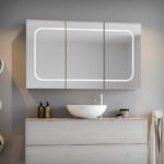 Led Spiegelschrank Fürs Badezimmer – Oriena Iii Rundherum With Regard To Badezimmer Spiegelschrank Led