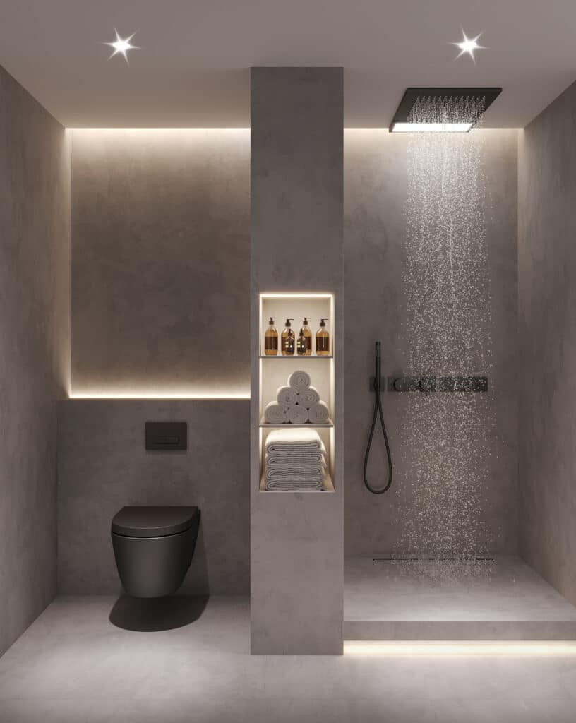 Mikrozement - Wemgo Designböden - Hochwertig Bis Ins Kleinste Detail inside Mikrozement Badezimmer