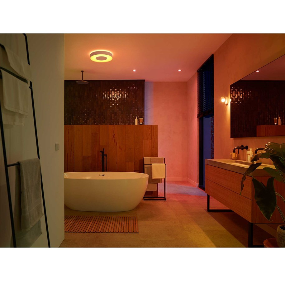 Philips Hue Xamento Large Bathroom Ceilling Light - Weiß Within Hue Badezimmer