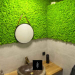 Wand- &amp; Deckenverkleidung Aus Islandmoos • Moosmoos intended for Mooswand Badezimmer