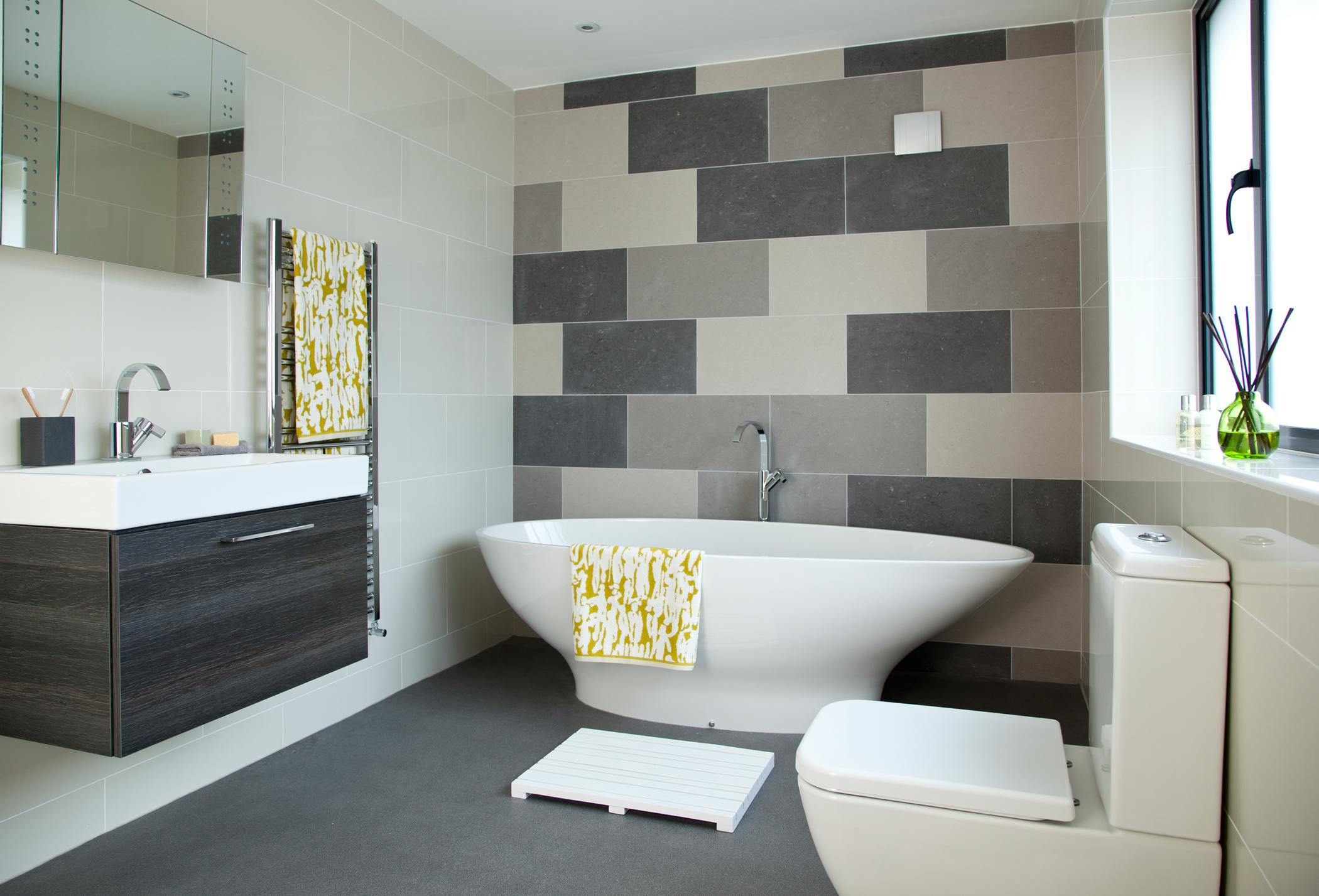 Wandgestaltung Für Das Badezimmer • Bilder & Ideen • regarding Badezimmer Wandgestaltung