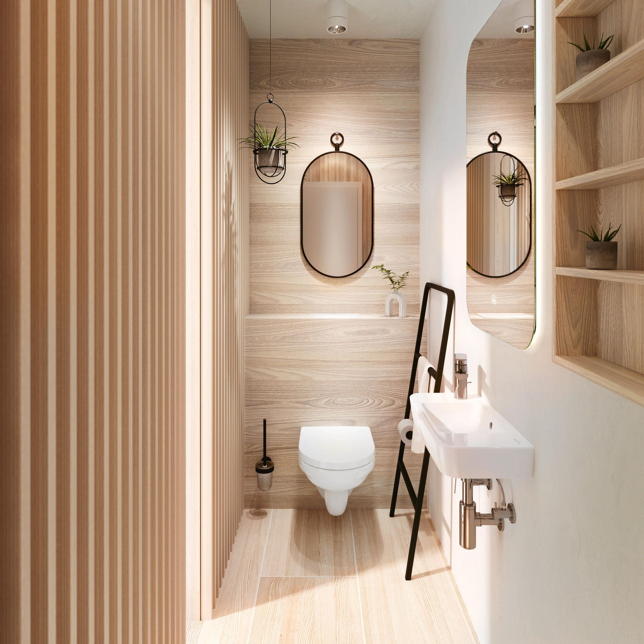 Wandverkleidung Aus Holz Im Badezimmer - [Schöner Wohnen] with Badezimmer Verkleiden