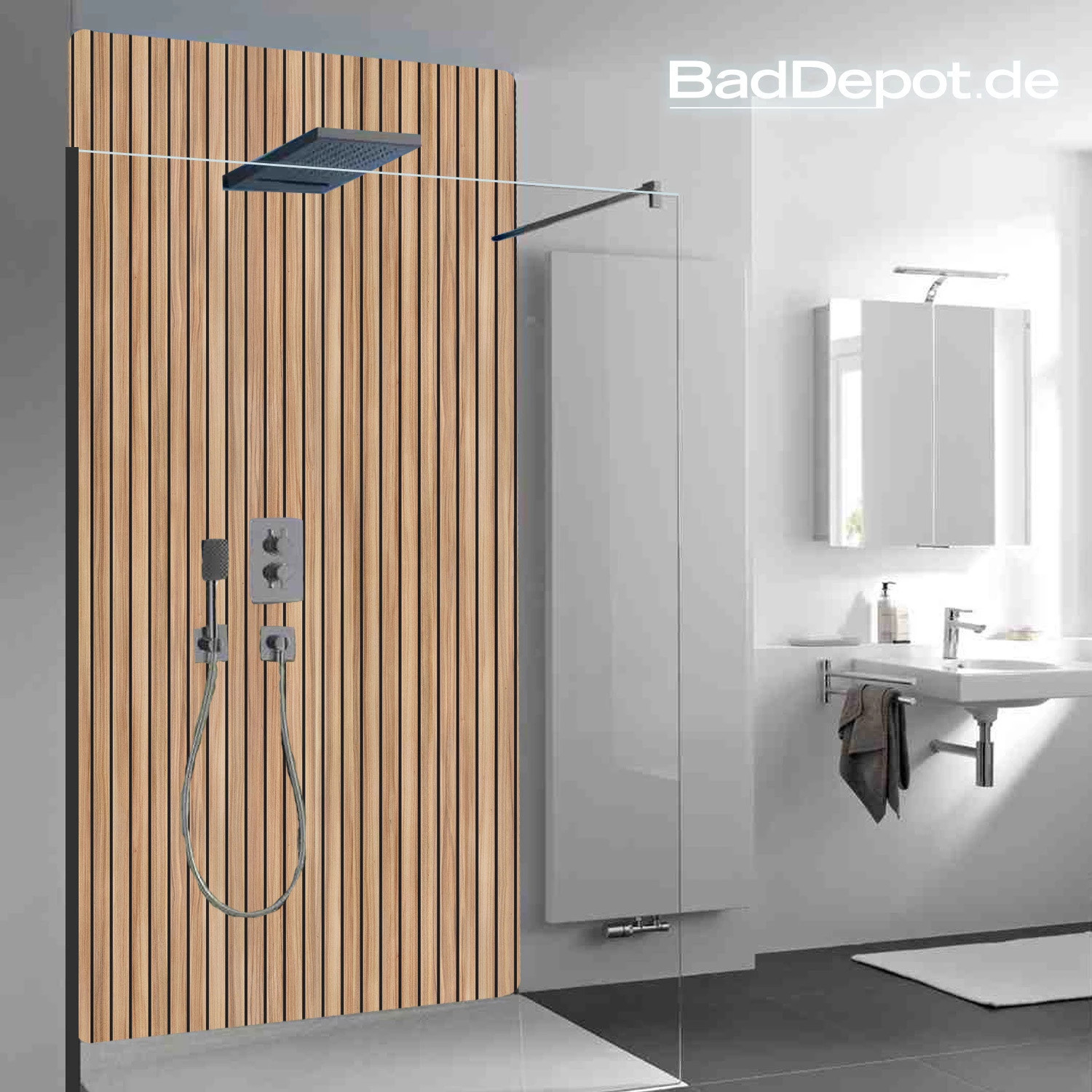 Wandverkleidung Für Bad &amp; Dusche | Baddepot throughout Badezimmer Verkleiden