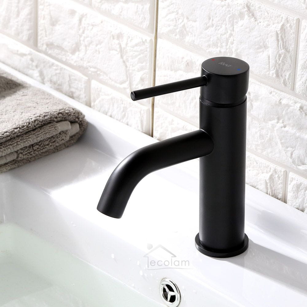 Waschtischarmatur Wasserhahn Lungo Schwarz Matt with Badezimmer Wasserhahn