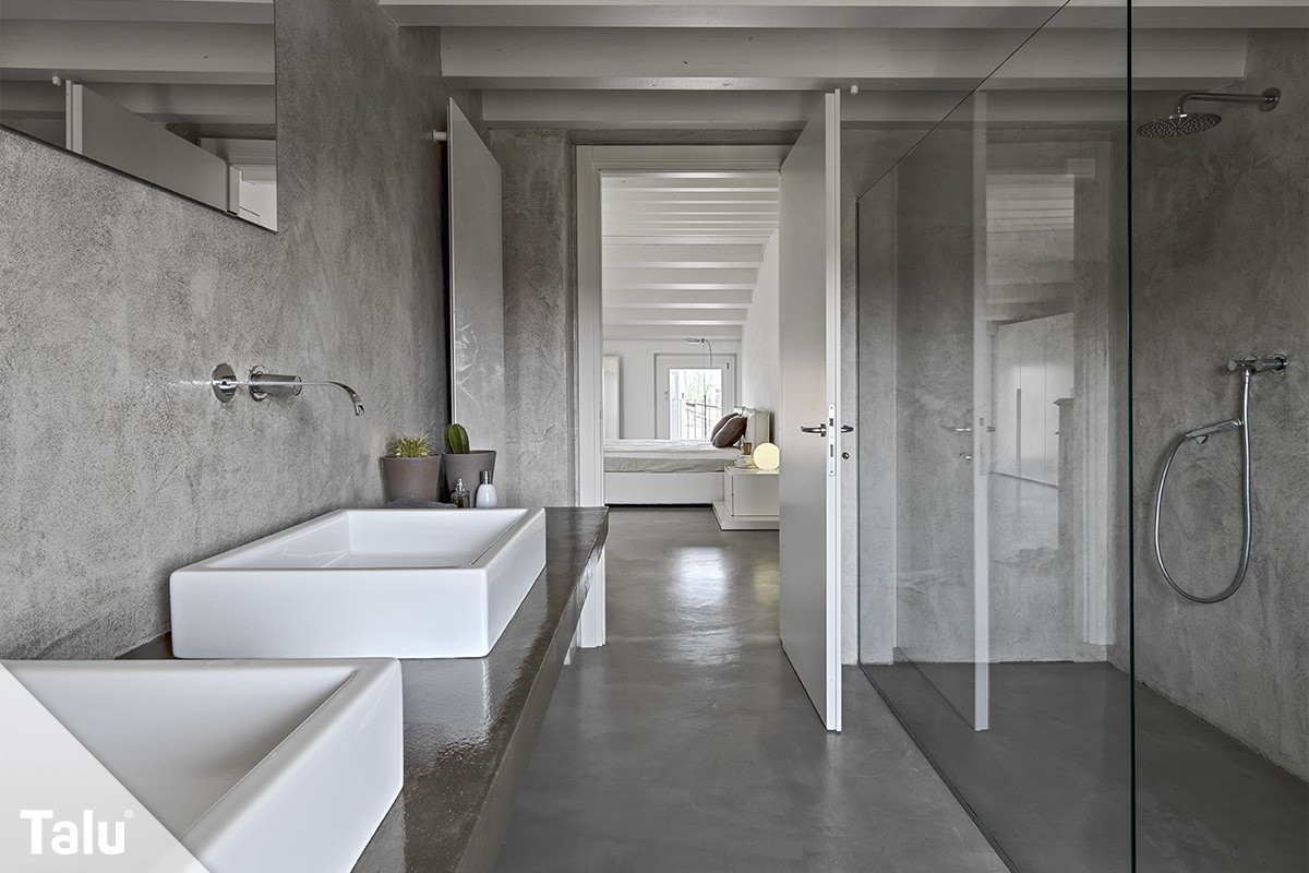 Welcher Putz Eignet Sich Im Badezimmer? - Talu.de with Rollputz Badezimmer